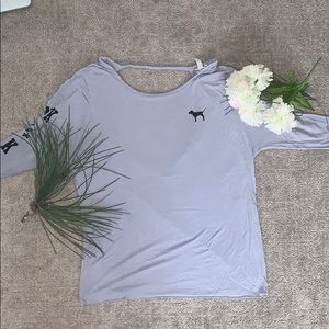 PINK open back long sleeve